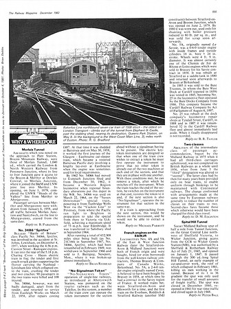Railway Magazine, The 1982 December p555